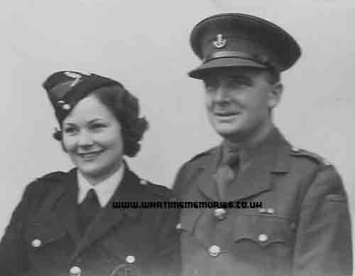Audrey Winter and Major E James Winter MC, home on leave, 1944